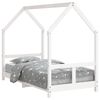 vidaXL Kids Bed Frame White 80x160 cm Solid Wood Pine