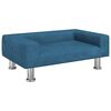 vidaXL Kids Sofa Blue 70x45x26,5 cm Velvet