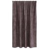 vidaXL Velvet Curtains with Curtains 2 pcs Brown 140 x 140 cm Velvet