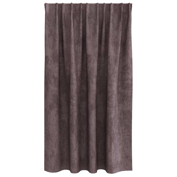 vidaXL Velvet Curtains with Curtains 2 pcs Brown 140 x 140 cm Velvet