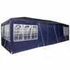 vidaXL Party Tent Blue 800 x 400 x 266 cm Polyethylene