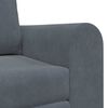vidaXL Sofa Bed Dark Grey 148 x 71 x 83 cm Velvet
