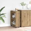 vidaXL Cabinet with Wheel Artisan Oak 60 x 22 x 79 cm