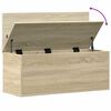 vidaXL Storage Box Sonoma Oak 90x35x35 cm Engineered Wood