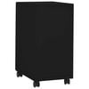 vidaXL Mobile File Cabinet Black 30x45x59 cm Steel
