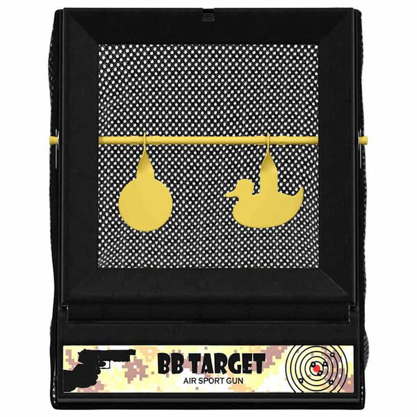 vidaXL Airsoft Target Black 19 x 26 x 25 cm Plastic
