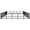vidaXL Outdoor Dog Kennel Steel 47.05 m&sup2;