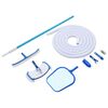 vidaXL Pool Maintenance Kit | White, Blue | ABS, Aluminium | Standard