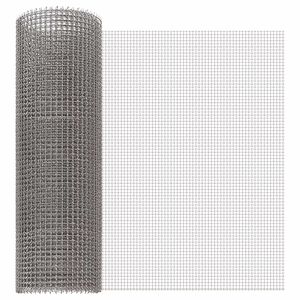 vidaXL Mesh Screen 40 x 500 cm 3 Mesh Stainless Steel 201 Silver