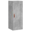 vidaXL Highboard Concrete Grey 34.5x34x180 cm Engineered Wood