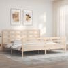 vidaXL Bed Frame without Mattress 200x200 cm Solid Wood