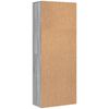 vidaXL Highboard Grey Sonoma 70x35x180 cm Engineered Wood