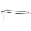vidaXL Electric Retractable Awning Frame White 2.5 x 2 m Steel