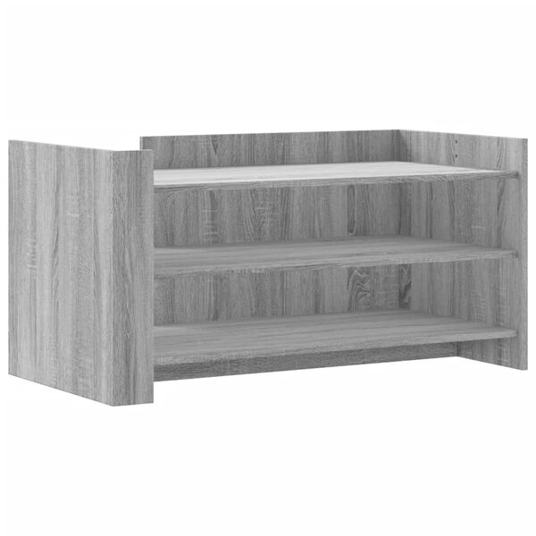 vidaXL Coffee Table Grey Sonoma 100x50x50 cm Engineered Wood
