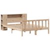 vidaXL Bookcase Bed without Mattress 120x190 cm Small Double Solid Wood Pine