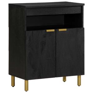 vidaXL Sideboard Black 60x33x75 cm Engineered Wood
