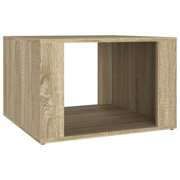vidaXL Bedside Table Sonoma Oak 57x55x36 cm Engineered Wood