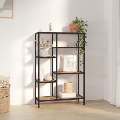 vidaXL Book Shelf 80x30x120 cm Steel and Engineered Wood