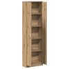 vidaXL Wardrobe with Door Artisan Oak 55 x 25 x 189 cm Engineered Wood