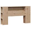 vidaXL Bookcase Bed without Mattress 140x190cm Solid Wood Pine