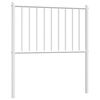 vidaXL Metal Replace Headboard White 75 cm