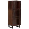 vidaXL Highboard Brown 40x34x110 cm Solid Wood Mango