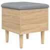 vidaXL Storage Bench Sonoma Oak 42x42x46 cm Engineered Wood