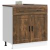 vidaXL Kitchen Base Cabinet&nbsp;Porto Smoked Oak Engineered Wood