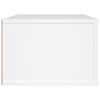 vidaXL Hanging TV Cabinet White 80x36x25 cm Engineered Wood