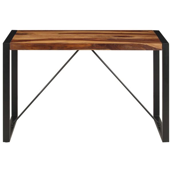 vidaXL Dining Table 120x60x76 cm Solid Acacia Wood