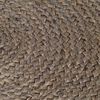 vidaXL Handmade Rug Jute Round 150 cm Grey