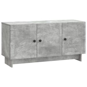 vidaXL TV Cabinet Concrete Grey 99 x 34.5 x 50 cm Engineered Wood