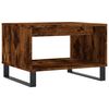 vidaXL Coffee Table Smoked Oak 60x50x40 cm Engineered Wood