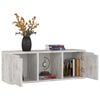 vidaXLTV Cabinet Concrete 88.5x27.5x30.5 cm Engineered Wood