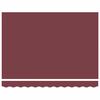 vidaXL Manual Retractable Awning Burgundy 300x250 cm