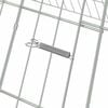 vidaXL Chicken Cage Silver 110 x 100 x 85 cm Galvanised Steel