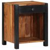 vidaXL Bedside Cabinet 2 pcs Brown 40 x 35 x 50 cm Solid Acacia Wood