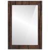 vidaXL Bathroom Mirror Wall-mounted with Mirror Brown 70 x 50 x 2.5 cm