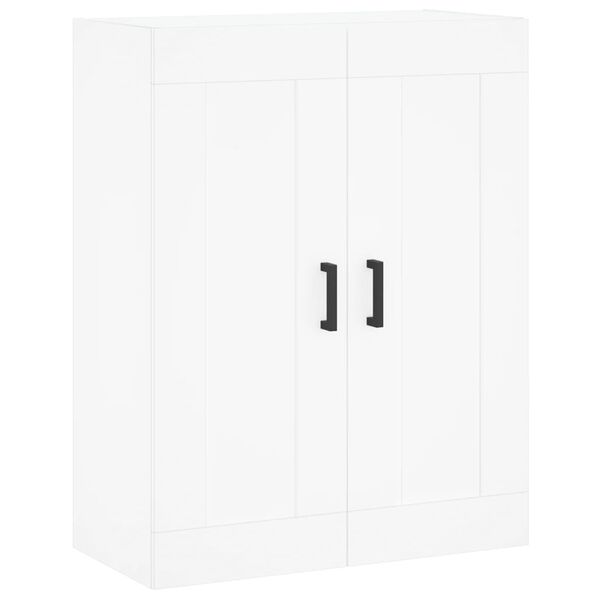 vidaXL Wall Mounted Cabinet White 69.5x34x90 cm Engineered Wood