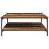 vidaXL Coffee Table Old wood 100 x 100 x 40 cm Engineered Wood