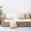 vidaXL Sofa Cushions 4 pcs Beige 40x40 cm Fabric