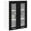 vidaXL Hanging Cabinet Black Oak 60 x 31 x 80 cm Engineered Wood