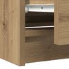 vidaXL TV Cabinet Artisan Oak 100x35x54 cm Engineered Wood