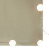 vidaXL Mirror Cabinet with LED Old Wood 70x16.5x60 cm