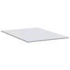 vidaXL Mattress Topper White 140 x 190 x 3.5 cm Jaquard Fabric