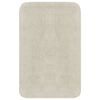 vidaXL Bathroom Mat Set 3 Pieces Fabric White