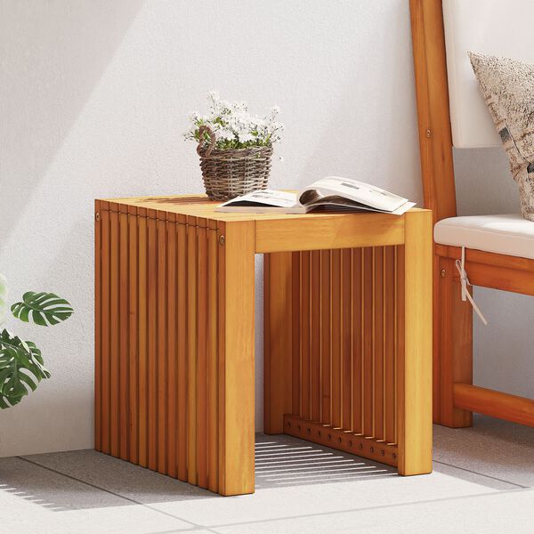 vidaXL Side Table Brown 43 x 36 x 40 cm Solid Teak wood