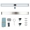 vidaXL Shower Drain 2-in-1 with 360&deg; Siphon Silver 80 cm