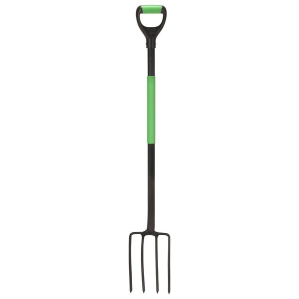 vidaXL 4 Piece Garden Tool Set D Grip Steel