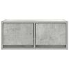vidaXL TV Cabinets 2 pcs Concrete Grey 60x31x25.5 cm Engineered Wood